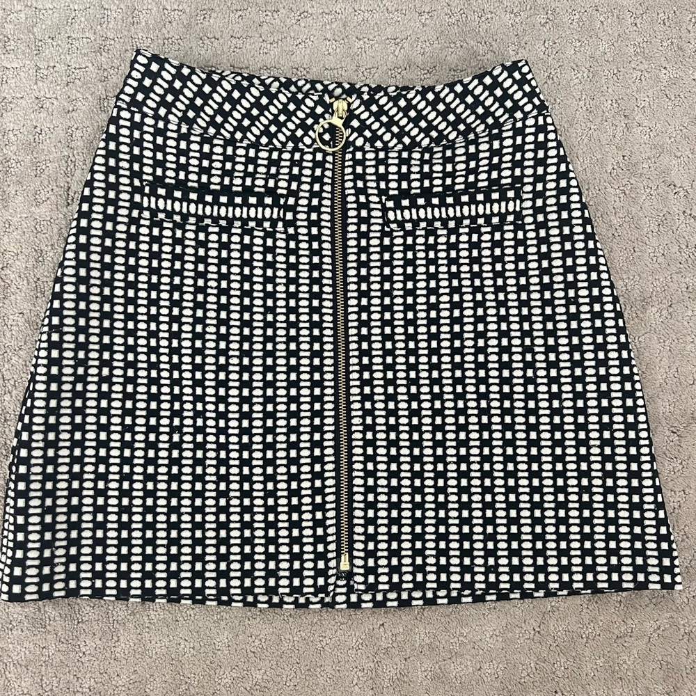 Mini Black and White Skirt